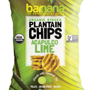 Barnana Lime Plantain Chips, 2 Ounce, 6 Per Case