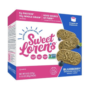 Sweet Loren s Breakfast Biscuits Blueberry, 8 Ounce, 6 Per Case