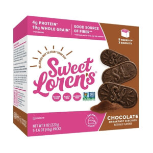 Sweet Loren s Breakfast Biscuits Chocolate, 8 Ounce, 6 Per Case
