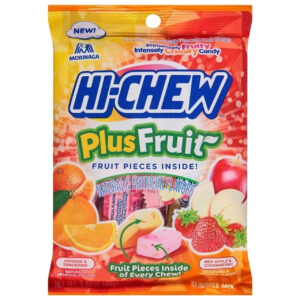 Hi Chew Plus Fruit Mix Chewy Candy - Display, 2.82 Ounce, 6 per case