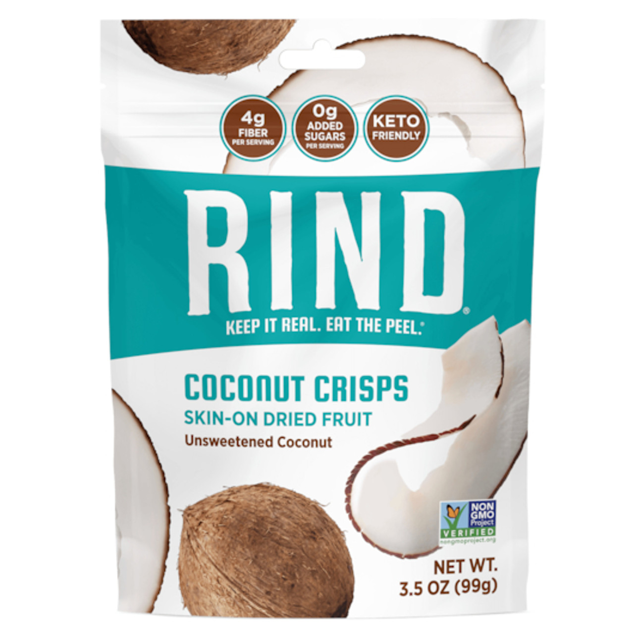 Rind Snacks Coconut Crisps, 3.5 Ounce, 12 Per Case