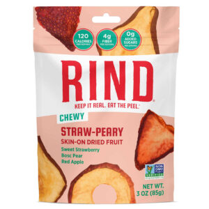 Rind Snacks Dried Straw-Peary Blend, 3 Ounce, 6 Per Case