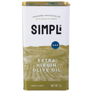 Simpli Extra Virgin Olive Oil, 5 Liter, 4 Per Case