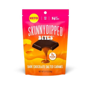 Skinny Dipped Dark Chocolate Salted Caramel Bites, 3.17 Ounce, 10 Per Case