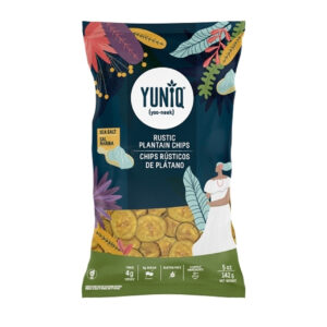 Yuniq Sea Salt Rustic Plantain Chips, 1.85 Pound, 6 Per Case