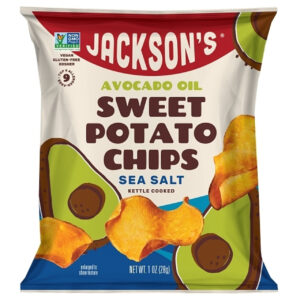 Jacksons Honest Sweet Potato Avocado Oil Sea Salt Chips, 50 Per Case