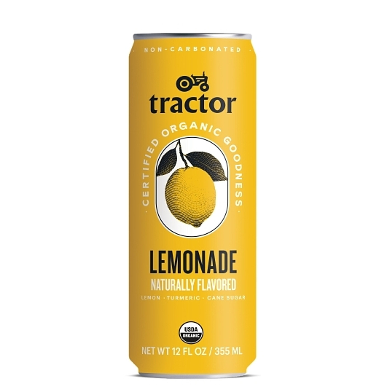 Tractor Beverage Co Organic Lemonade, 12 Fluid Ounce, 12 Per Case