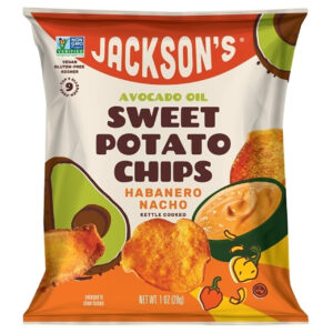 Jacksons Honest Sweet Potato Avocado Oil Habanero Nacho Case, 50 Per Case