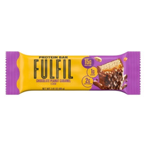 Fulfil Chocolate Peanut Caramel Protein Bar, 1.411 Ounce, 12 Per Box, 6 Per Case