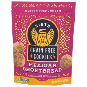 Siete Family Foods Mexican Shortbread Cookie, 4.5 Ounce, 10 Per Case