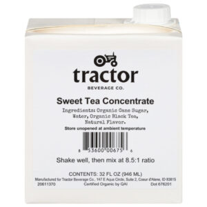 Tractor Sweet Tea Concentrate, 32 Ounces, 12 Per Case