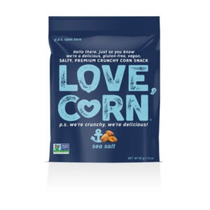 Love Corn Sea Salt Impulse Bag, 1.6 Ounce, 10 Per Case