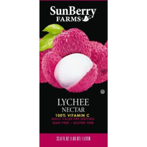 Sunberry Farms Lychee Nectar, 33.81 Fluid Ounce, 12 Per Case