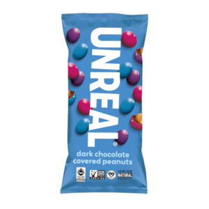 Unreal Dark Chocolate Peanut Gems, 1.5 Ounce, 72 Per Case