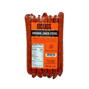 Kickass Beef Jerky Original Flavored Snack Sticks, 7 Ounce, 72 Per Case