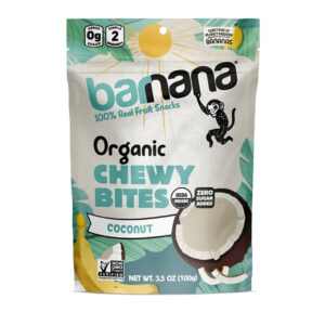 Barnana Coconut Banana Bites, 3.5 Ounces, 12 Per Case