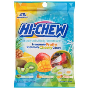 Hi-Chew Tropical Mix Candy Peg Bag, 3.53 Ounce, 12 Per Case