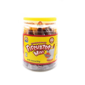 El Azteca  Mini Flechazos Tamarind Straw, 9.3 Ounce, 8 Per Case