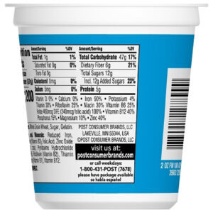 Post Assorted Single Serve Cereal Cup, 60 Count, 1 Per Case