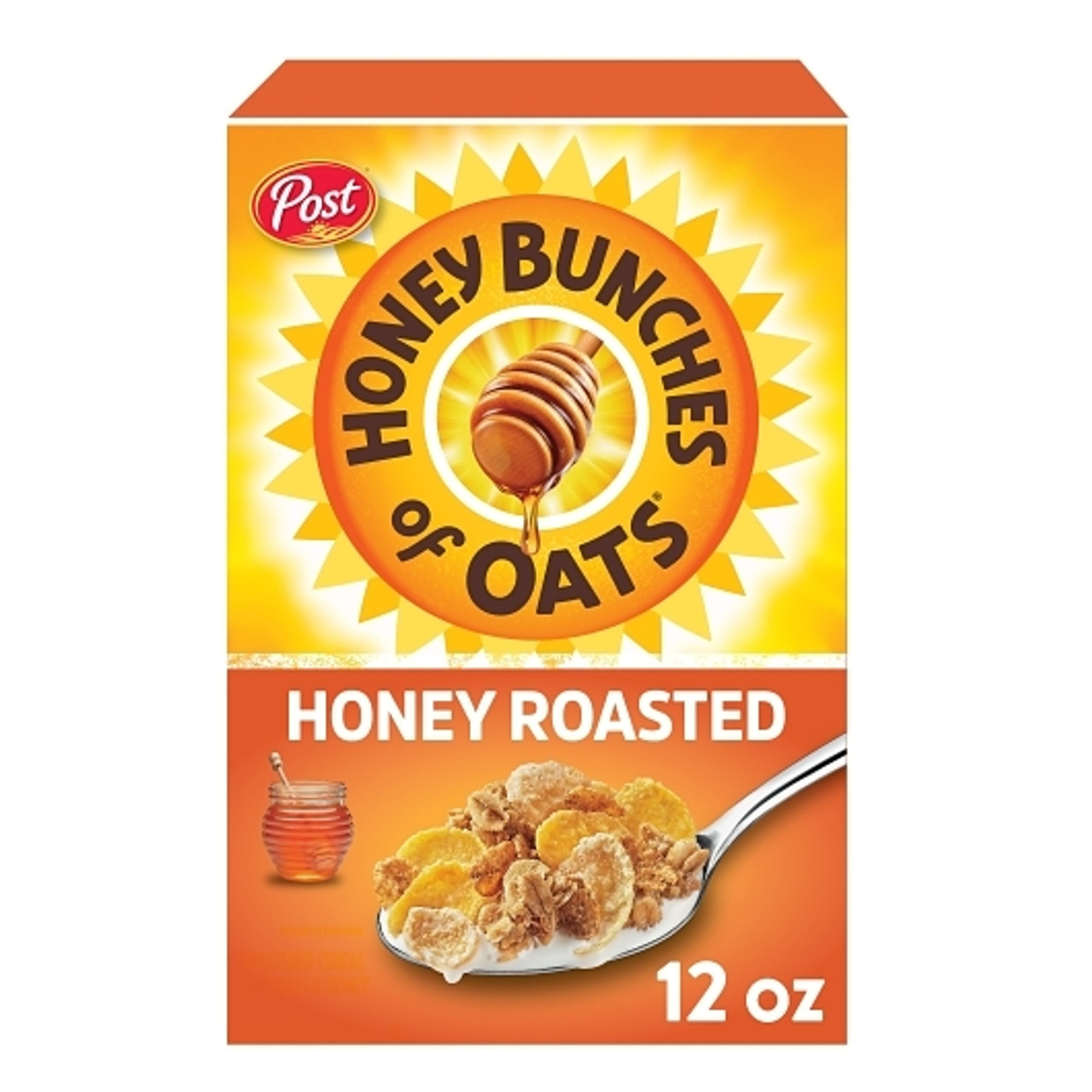 Honey Bunches Of Oats Honey Roasted Cereal, 12 Ounce, 12 Per Case