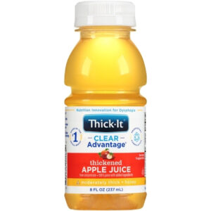 Thick It Clear Advantage Thickened Apple Juice, 8 Fluid Ounce, 24 Per Case