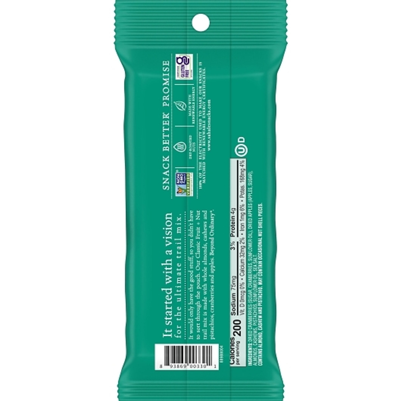 Sahale Fruit & Nut Classic, 1.5 Ounce, 9 Per Box, 12 Per Case