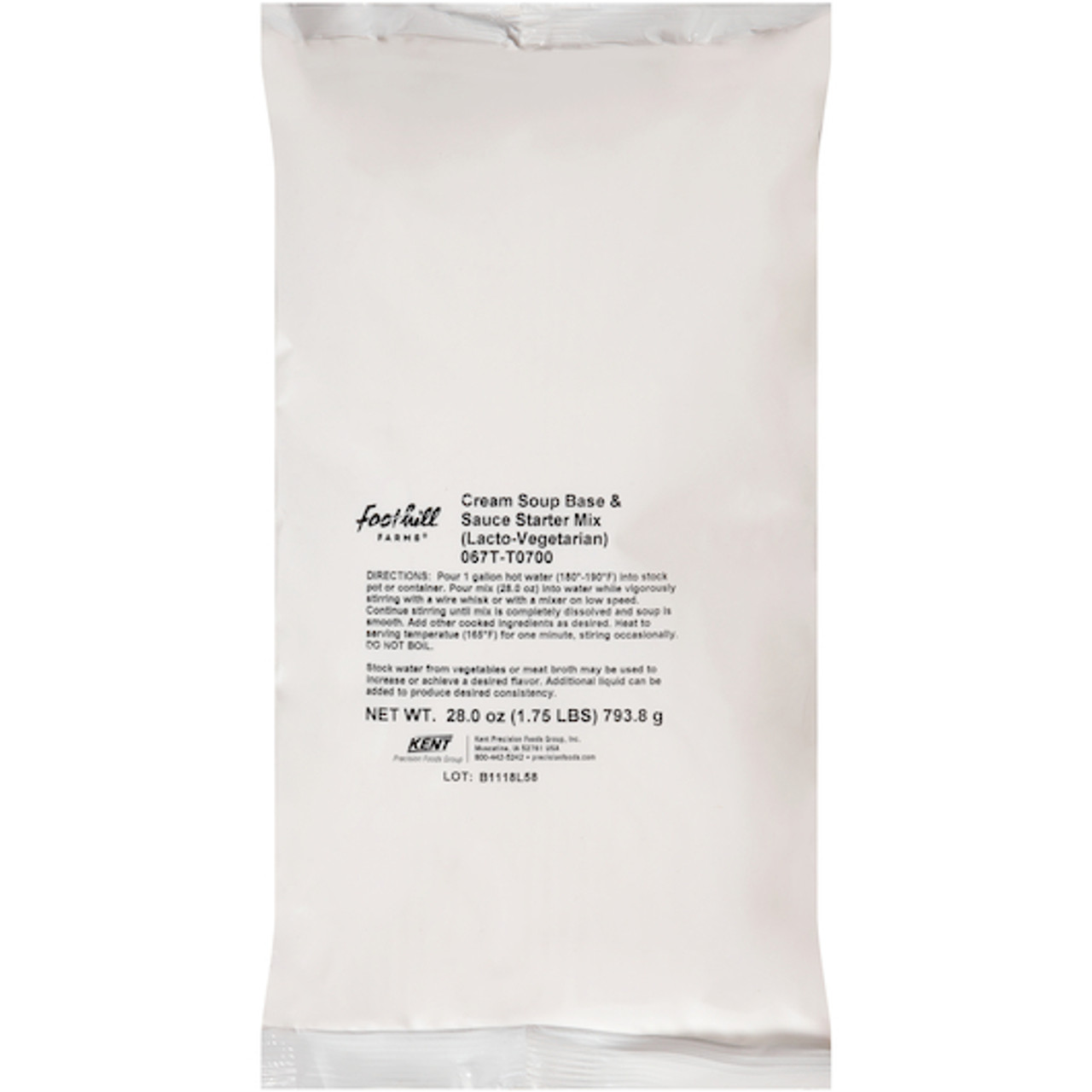 Foothill Farms Creme Potag Soup Base, 28 Ounce, 6 Per Case