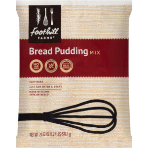 Foothill Farms Bread Pudding Mix, 20.32 Ounces, 8 Per Case