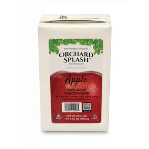 Orchard Splash 100% Apple Juice, 25 Ounces, 12 Per Case
