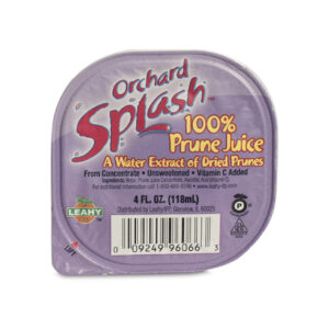 Orchard Splash Prune Juice Cup, 4 Fluid Ounce, 48 Per Case