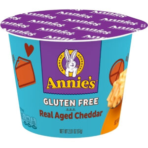 Annie s Gluten Free Cheddar Macaroni & Cheese Pasta, 2.01 Ounce, 12 Per Case