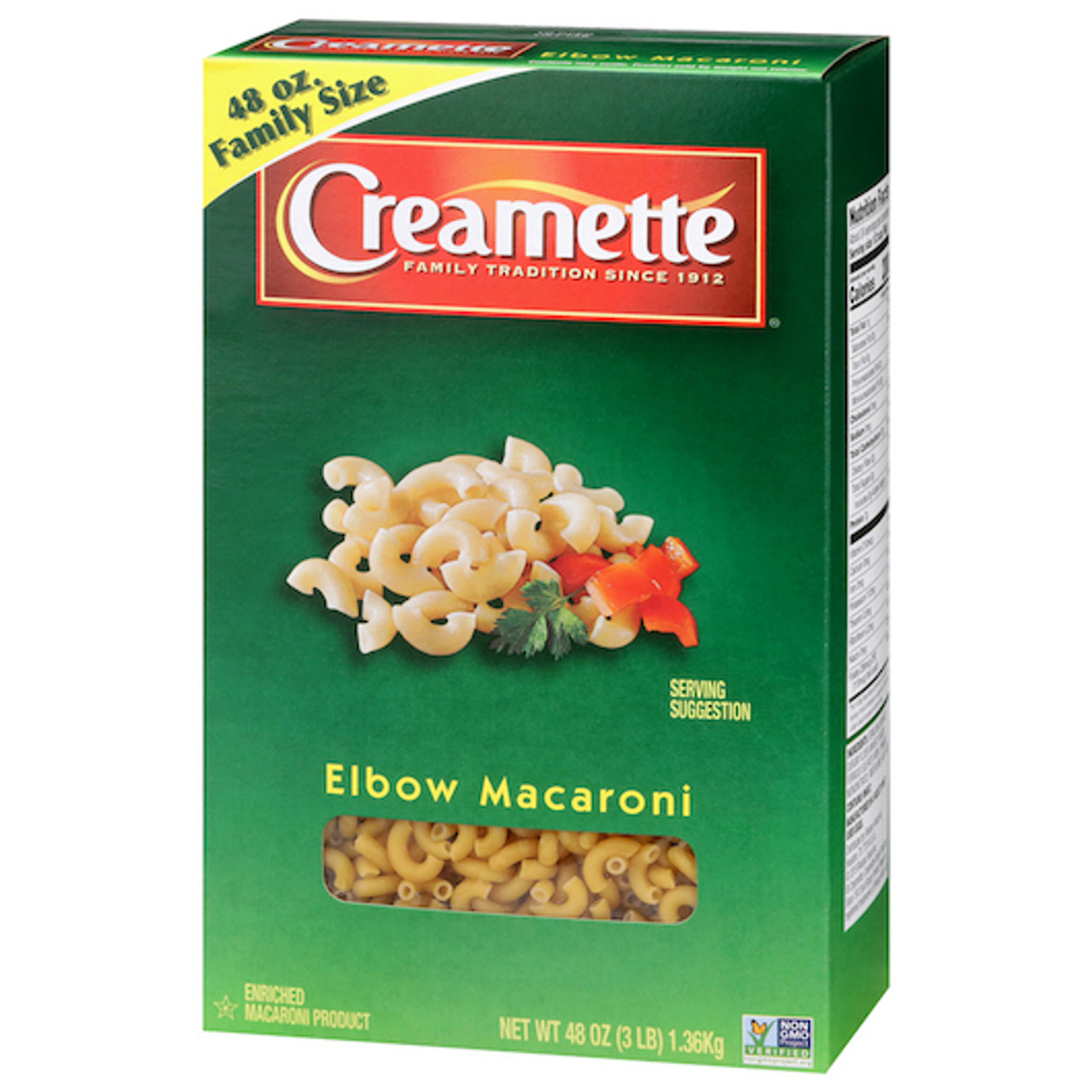 Creamette Elbow Macaroni, 48 Ounce, 8 Packs