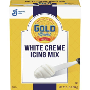 Gold Medal White Creme Icing Mix, 30 Pound, 1 Per Case