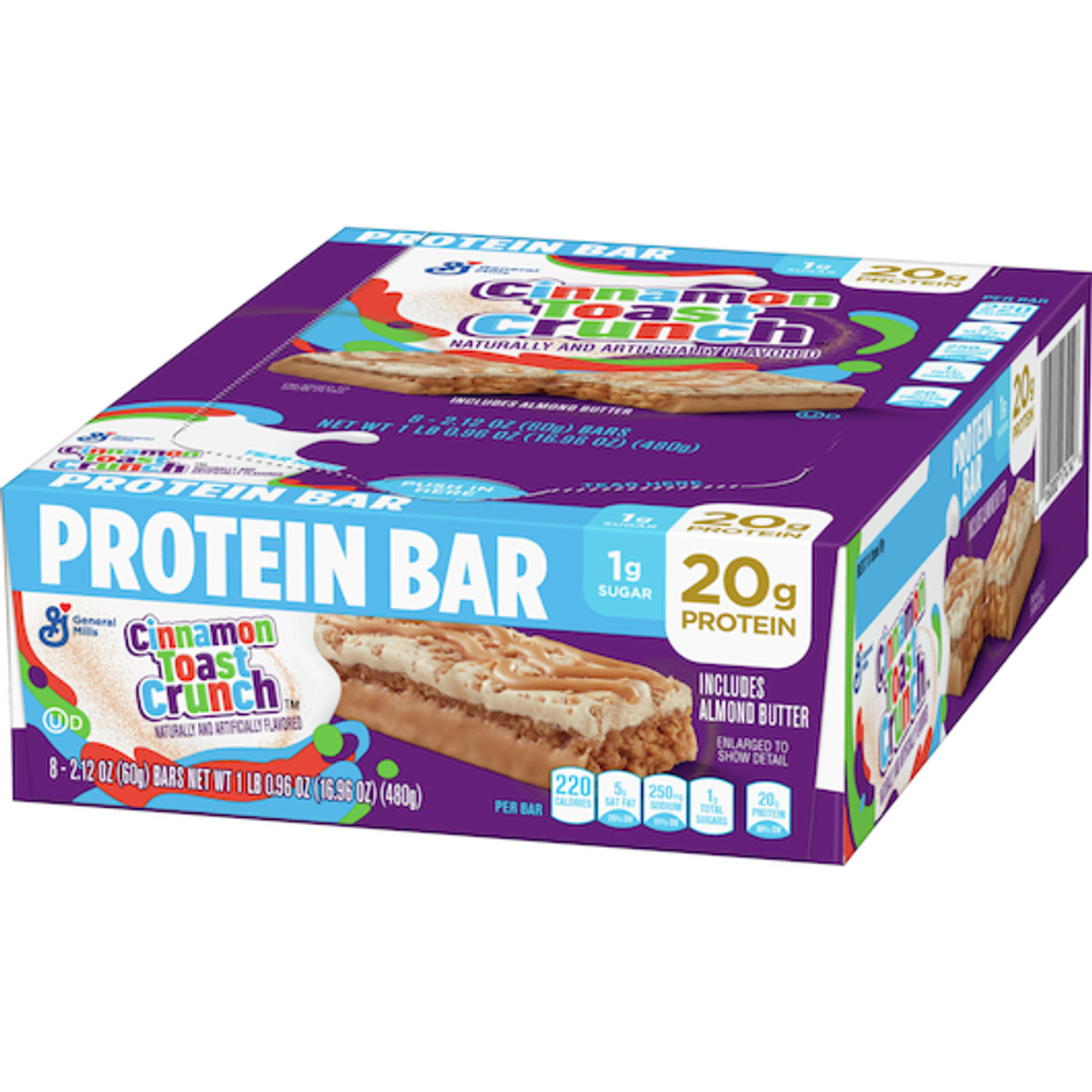 Cinnamon Toast Crunch Cinnamon Protein Bar, 2.12 Ounce, 48 Per Case