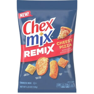 Chex Mix Remix Cheesy Pizza Snack Mix, 4.25 Ounce, 8 Per Case