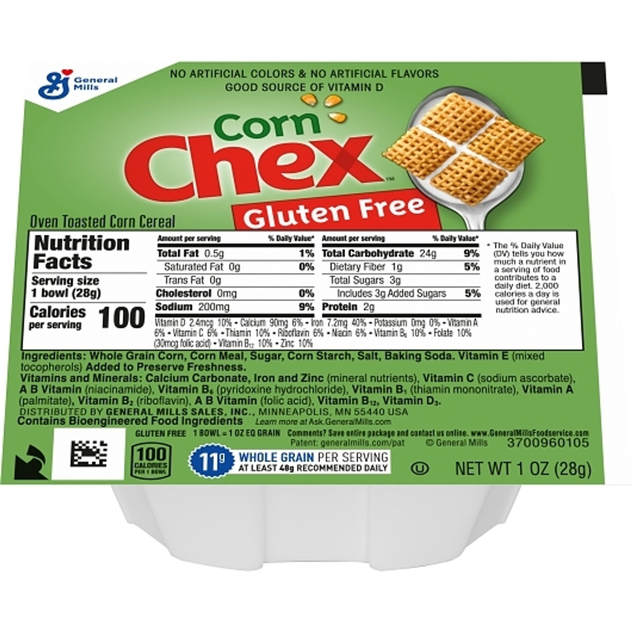 Chex Corn Cereals, 1 Ounce, 96 Per Case
