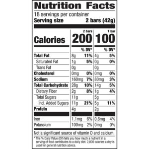 Nature Valley Double Peanut Butter Snack Bar, 1.49 Ounce, 18 Per Box, 6 Per Case