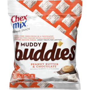 Chex Mix Muddy Buddies Peanut Butter & Chocolate Snack Mix, 1.75 Ounces, 60 Per Case