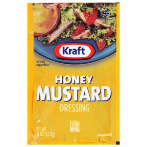 Kraft Portion Control Honey Mustard Dressing Single Serve, 1.5 Ounce, 60 Per Case