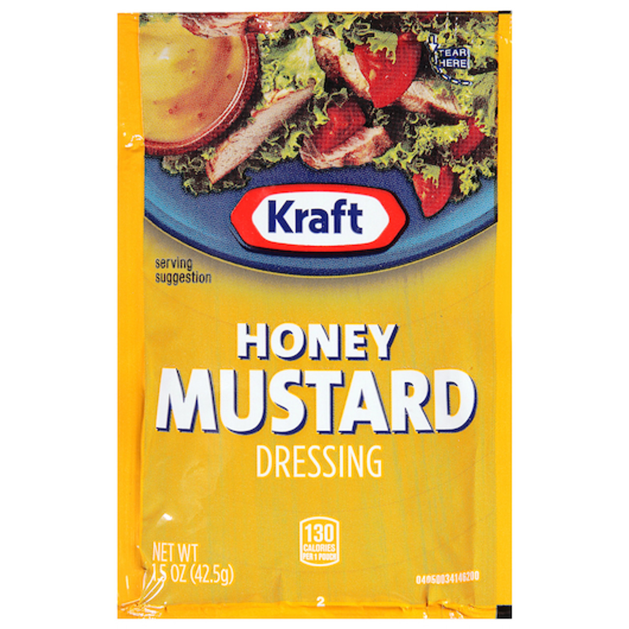 Kraft Portion Control Honey Mustard Dressing Single Serve, 1.5 Ounce, 60 Per Case