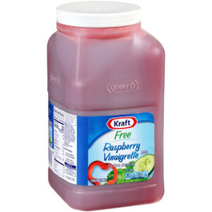 Kraft Fat Free Raspberry Vinaigrette Dressing Bulk, 1 Gallon, 4 Per Case