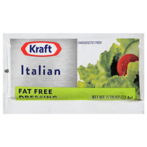 Kraft Fat Free Italian Dressing Single Serve, 0.44 Ounce, 200 Per Case