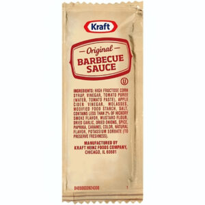 Kraft Barbecue Sauce Packet, 0.44 ounce, 200 per case