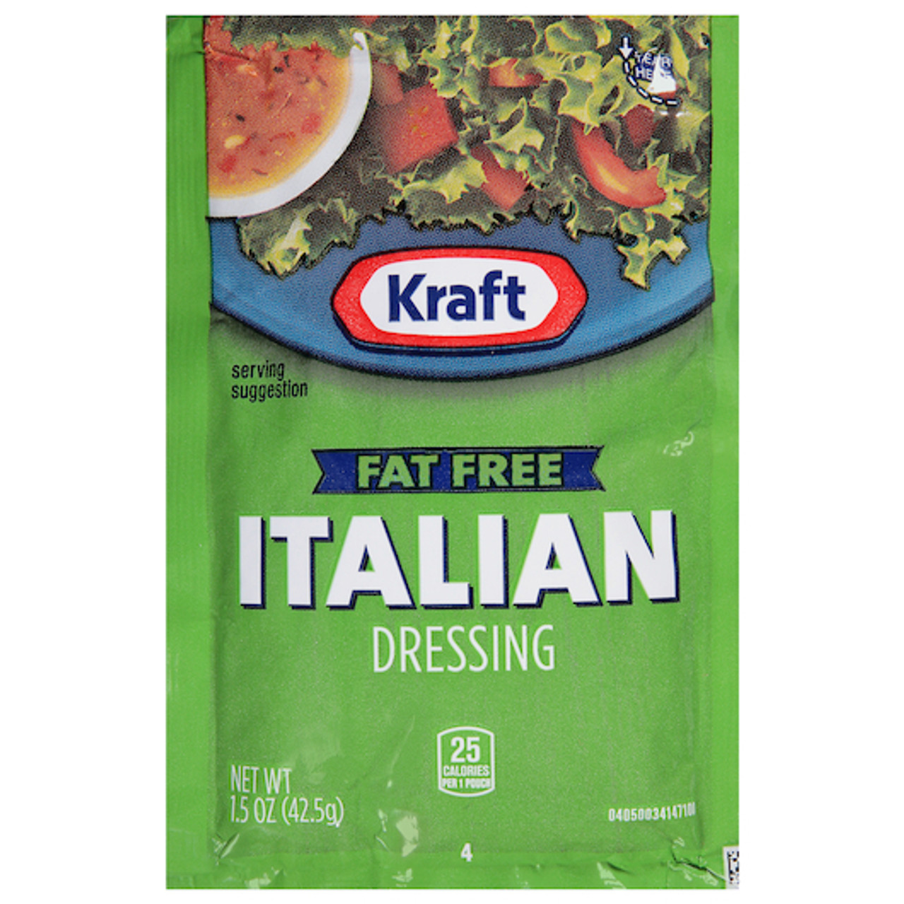 Kraft Fat Free Italian Dressing Single Serve, 1.5 Ounce, 60 Per Case