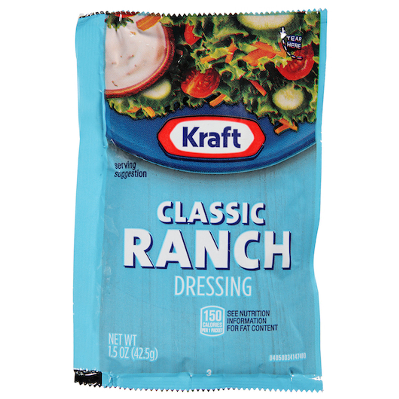 Kraft Ranch Dressing Single Serve, 1.5 Ounce, 60 Per Case