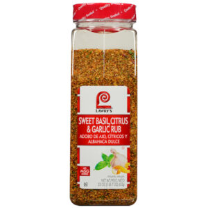Lawry s Sweet Basil, Citrus & Garlic Rub, 23 Ounces - 6 Per Case