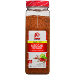 Lawry s Salt Free Mexican Seasoning, 20.75 Ounces, 6 Per Case