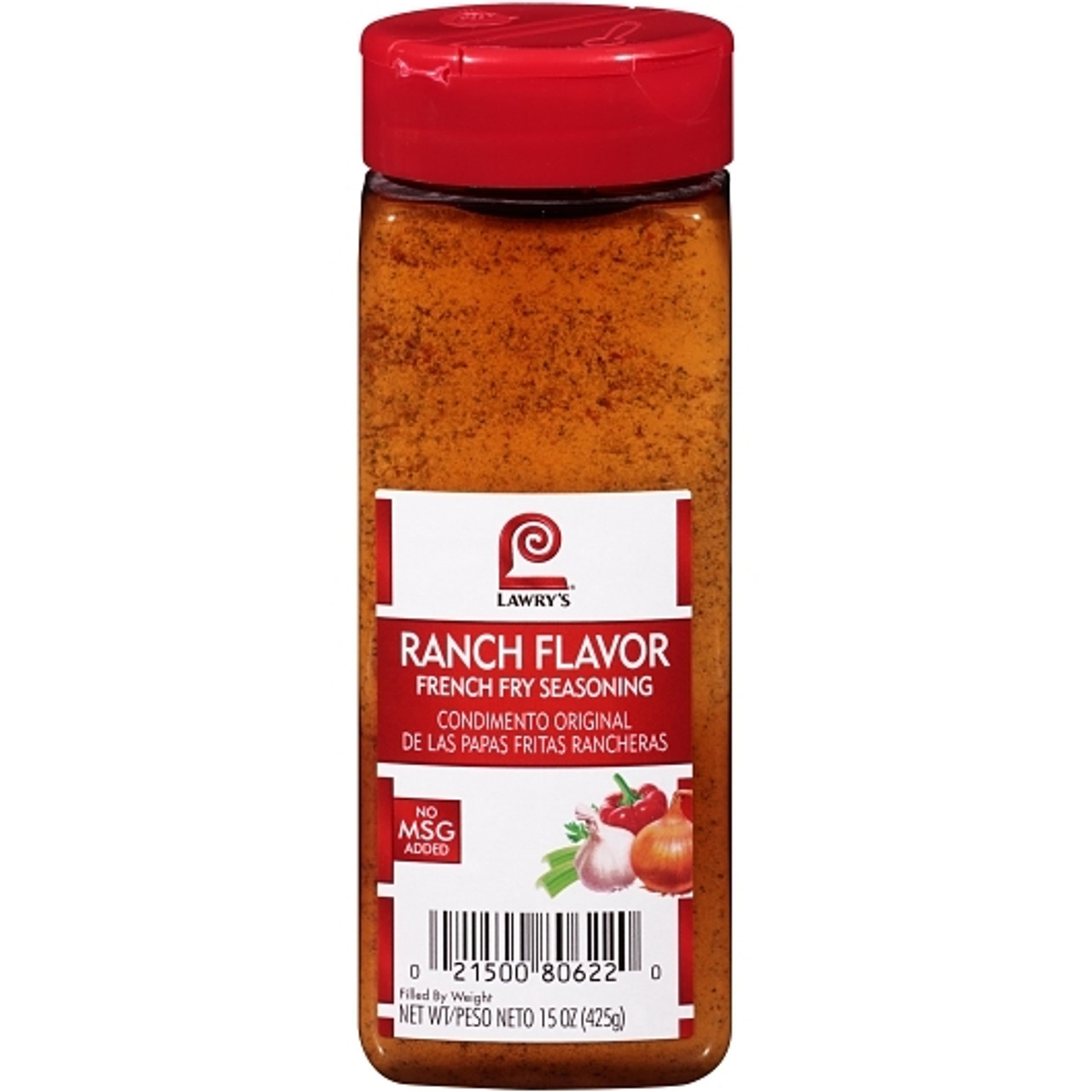 Lawry s Ranch French Fry Seasoning, 15 Ounces, 6 Per Case