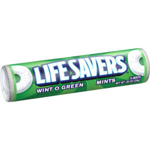 LifeSavers Wint O Green Mint, 0.84 Ounces, 20 Per Box, 15 Per Case