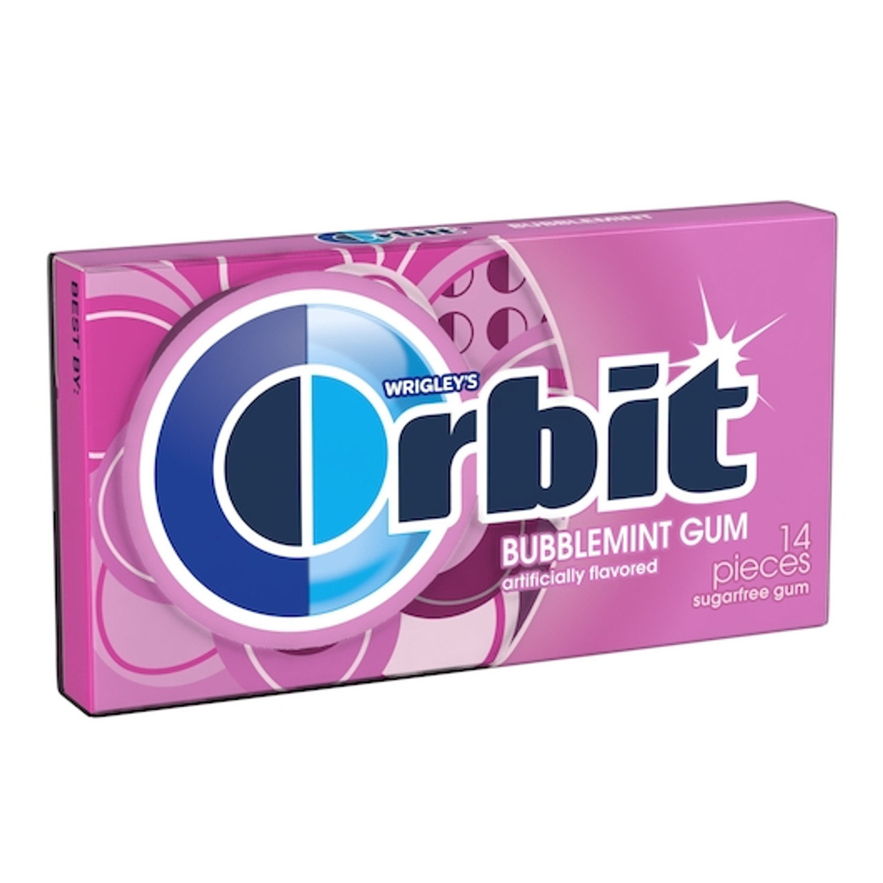 Orbit Bubblemint Gum, 14 Piece, 144 Per Case